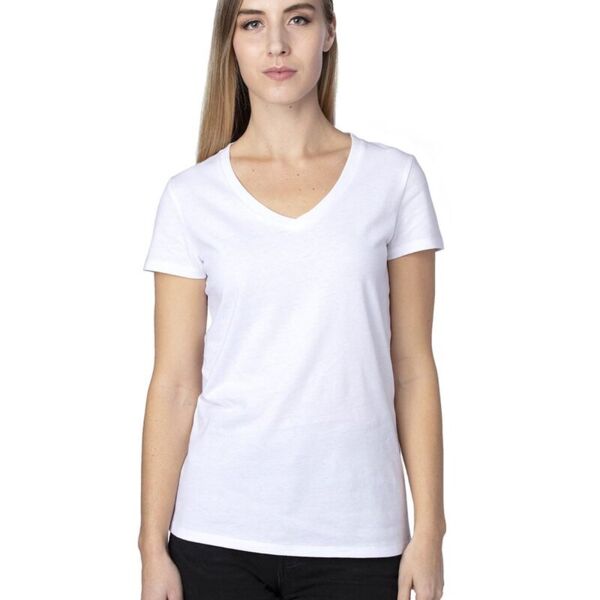 Women's Ultimate CVC V-Neck T-Shirt Thumbnail