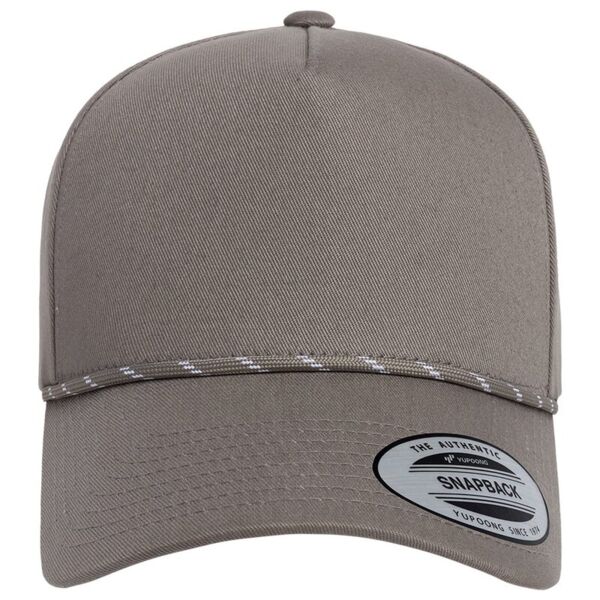 Retro Cotton Blend Five-Panel Rope Cap Thumbnail